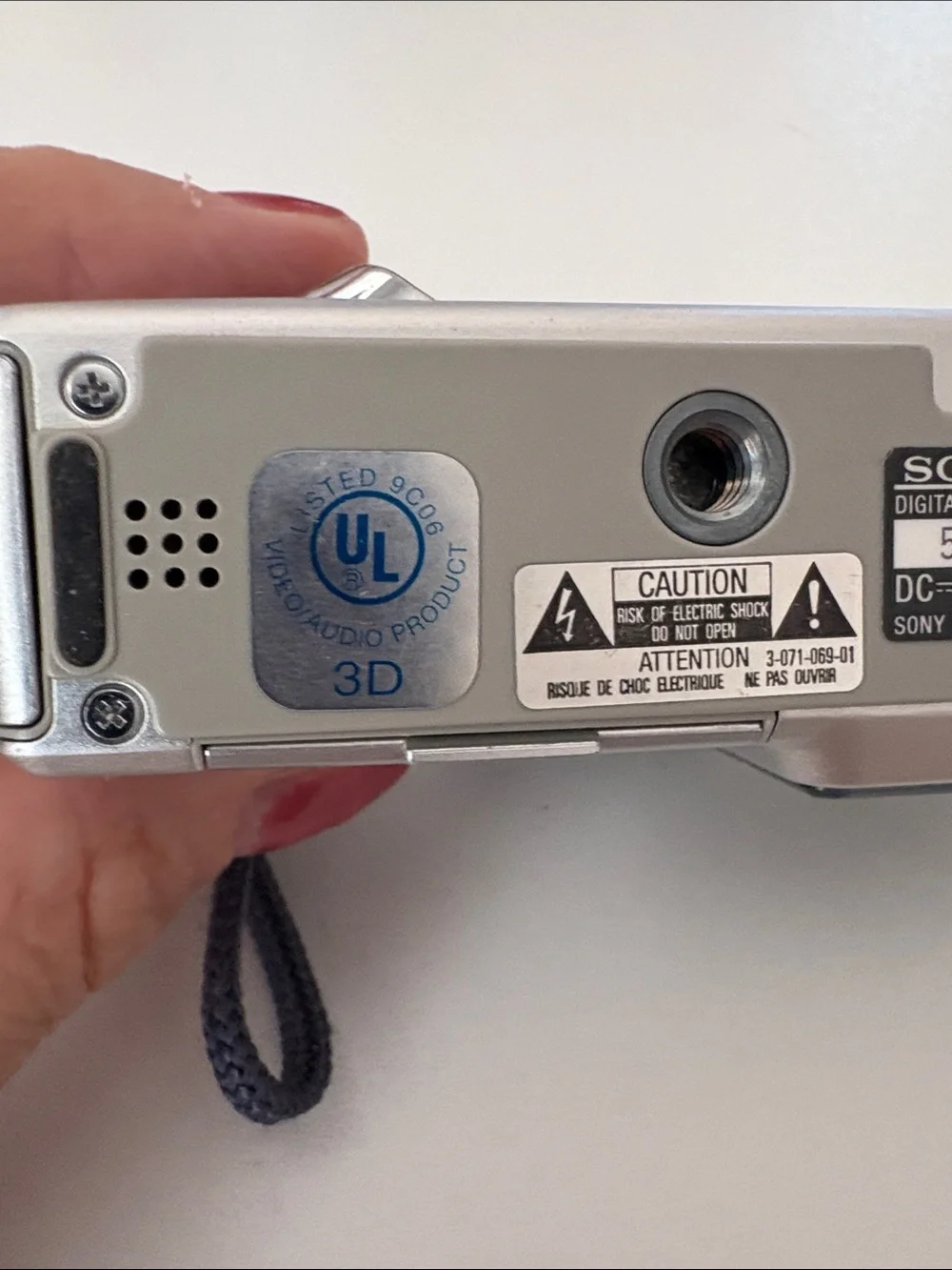 Sony Silver Cyber-shot 3.2MP Compact Digital Camera with Wrist Strap